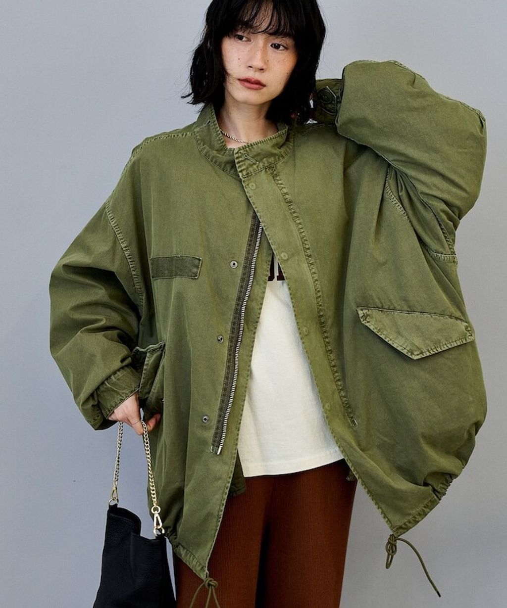 FREAKS STORE 3way 女款M65軍裝短版外套(含內裡)_3