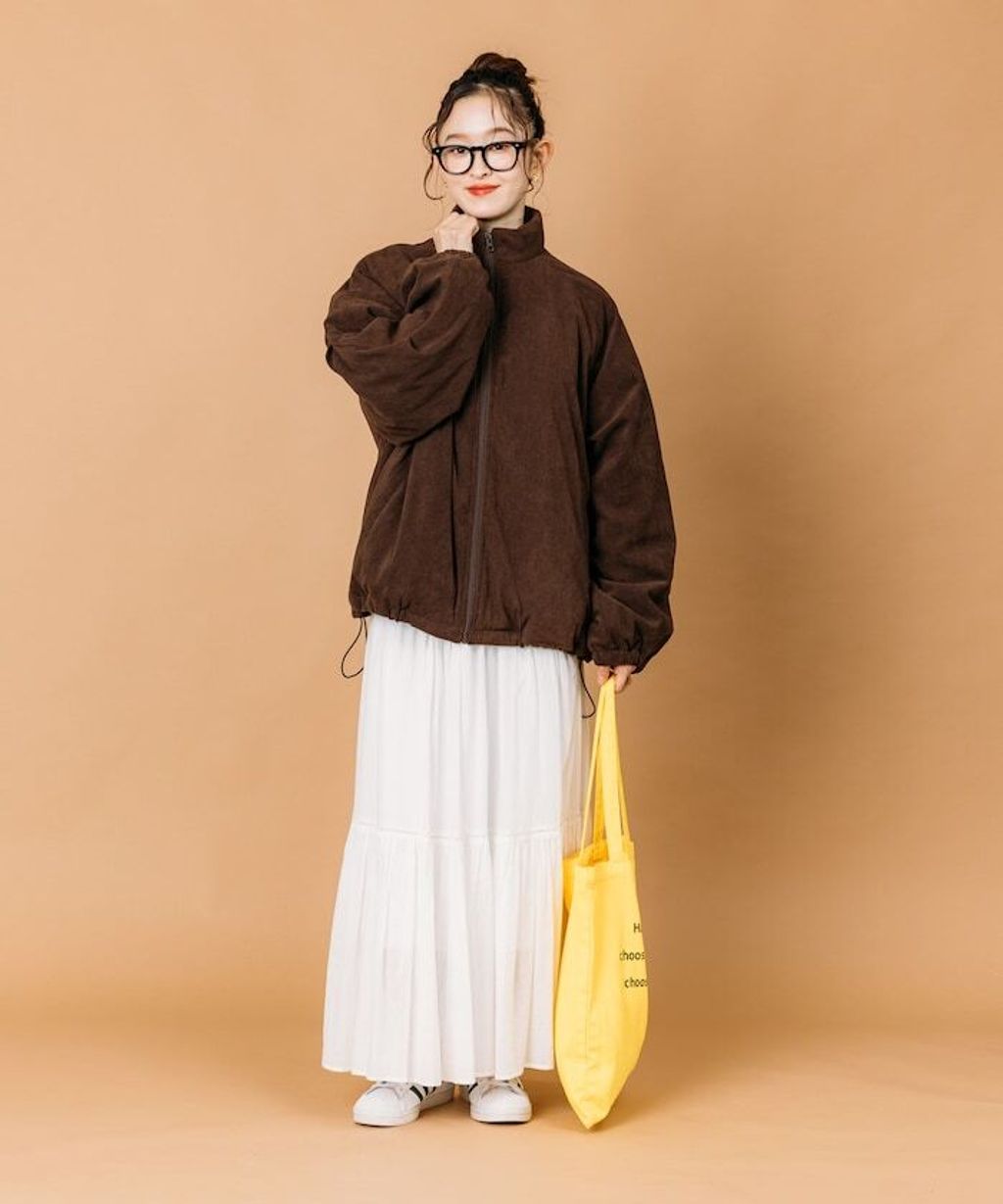 FREAKS STORE 寬鬆版型厚棉保暖燈芯絨立領外套_38