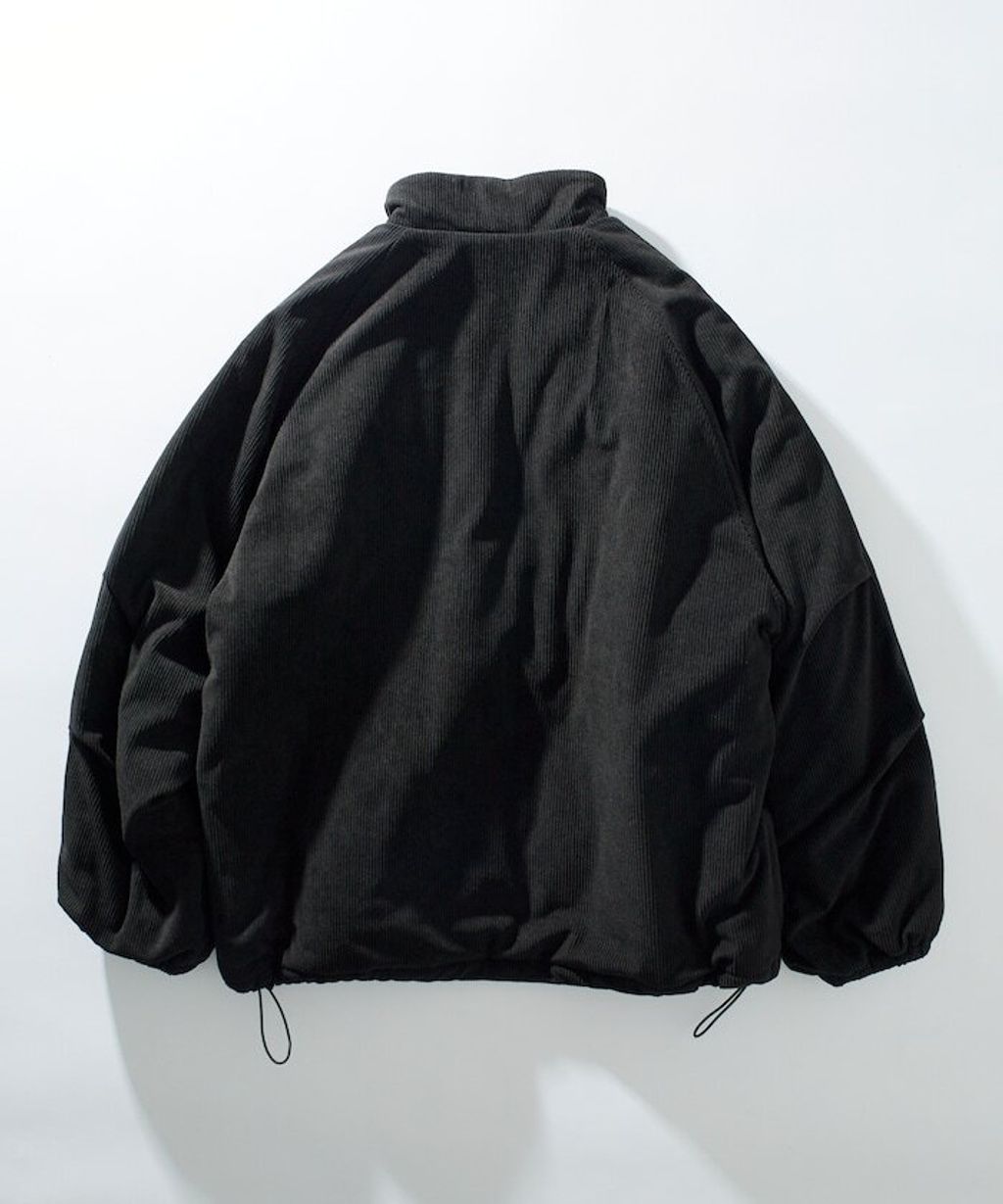 FREAKS STORE 寬鬆版型厚棉保暖燈芯絨立領外套_9