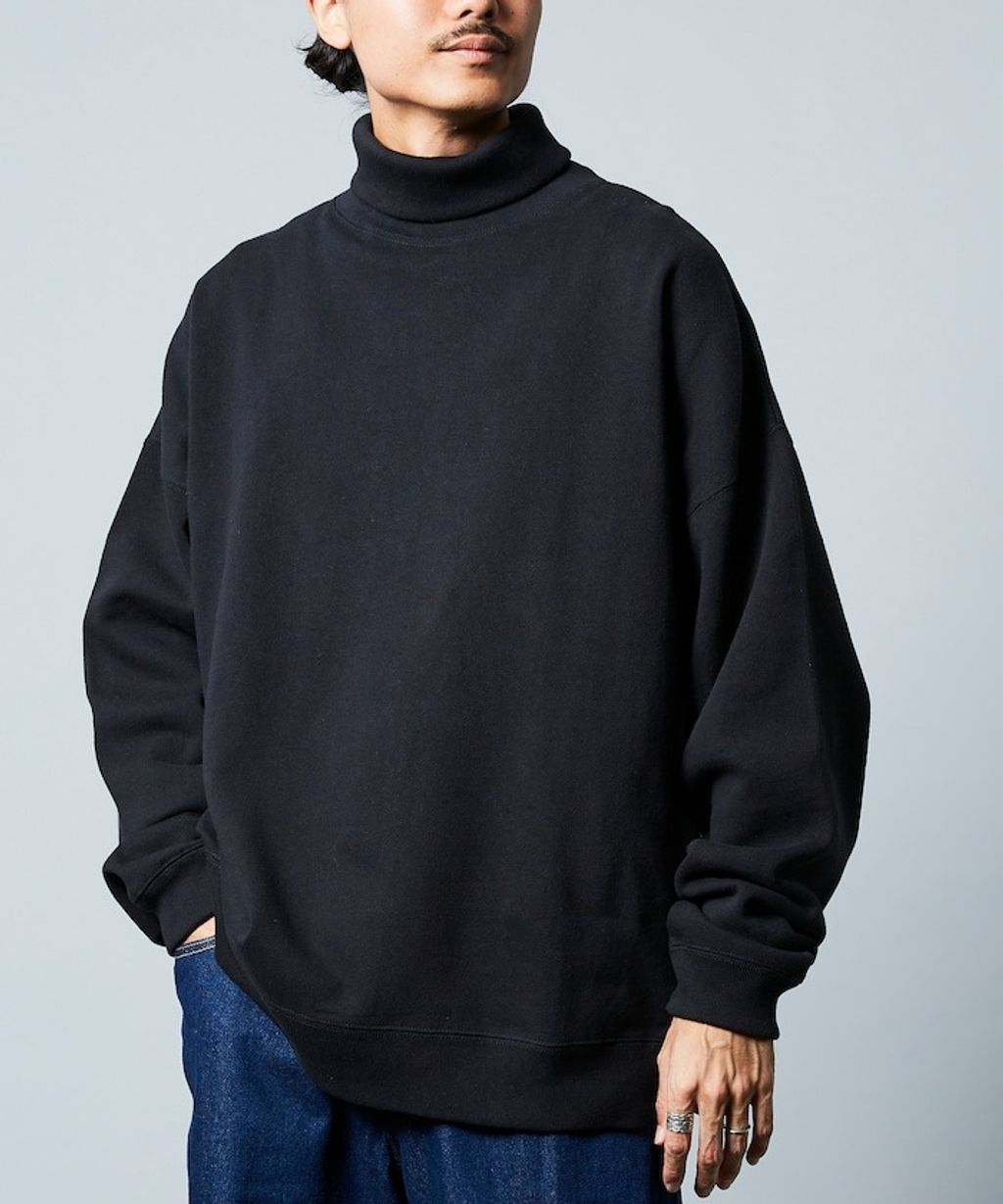 FREAKS STORE 12oz高磅刷毛高領大學T_5