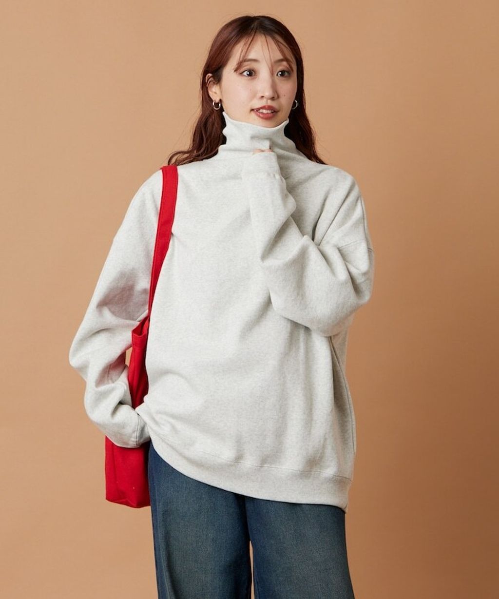 FREAKS STORE 12oz高磅刷毛高領大學T_48