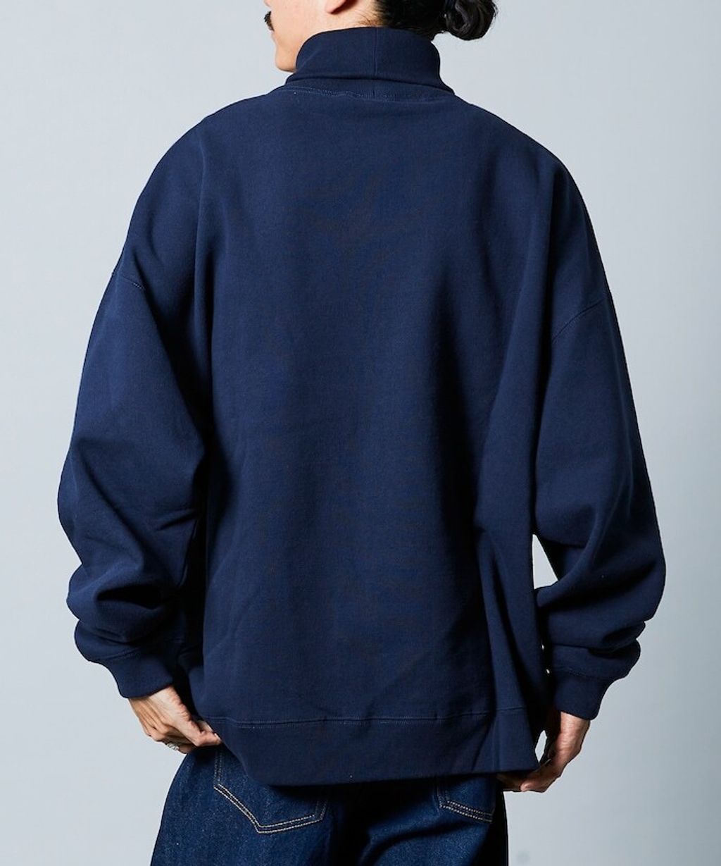 FREAKS STORE 12oz高磅刷毛高領大學T_35