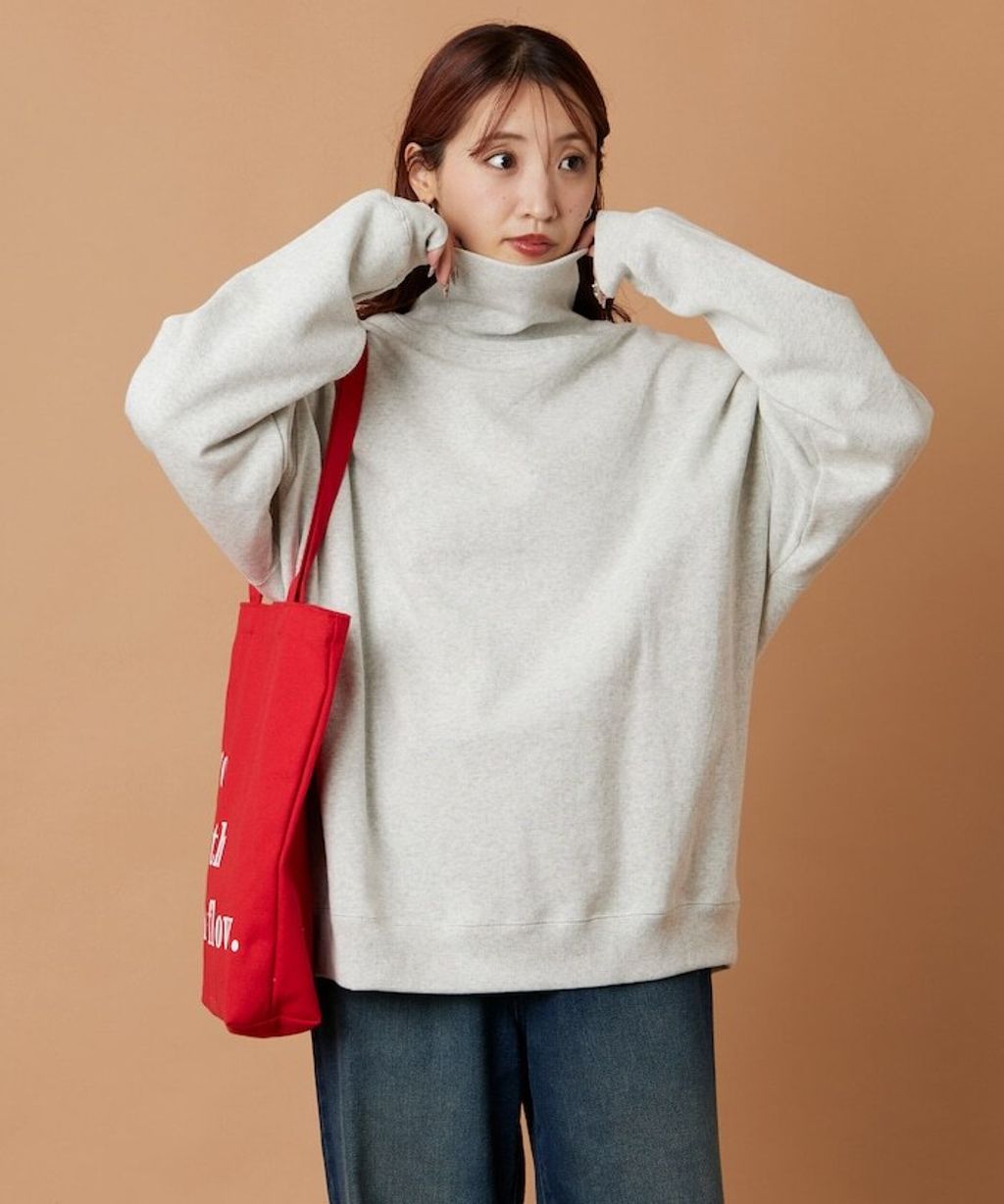 FREAKS STORE 12oz高磅刷毛高領大學T_43