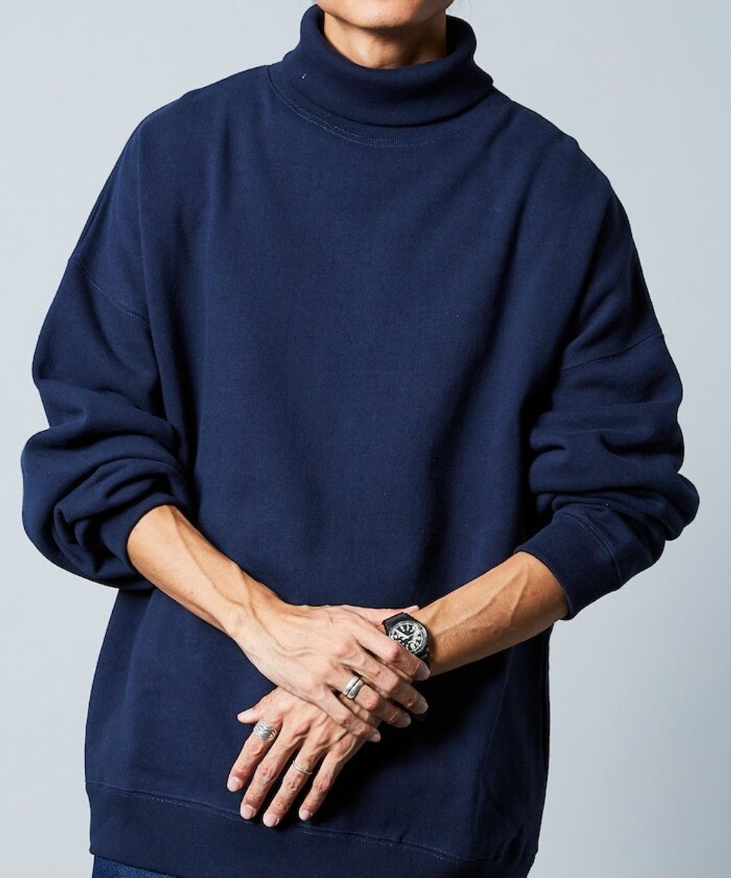 FREAKS STORE 12oz高磅刷毛高領大學T_34