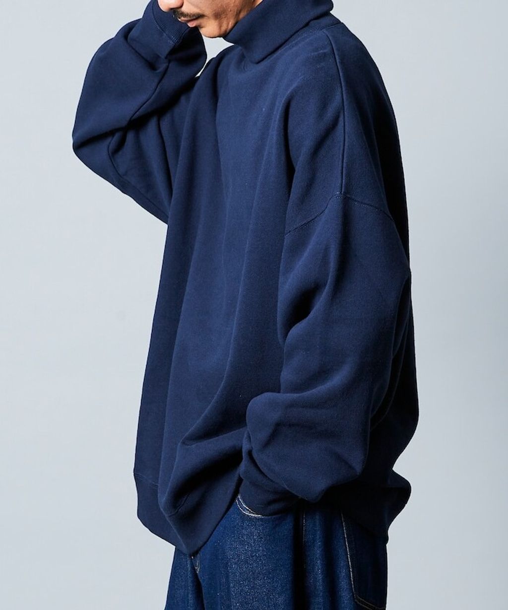 FREAKS STORE 12oz高磅刷毛高領大學T_33