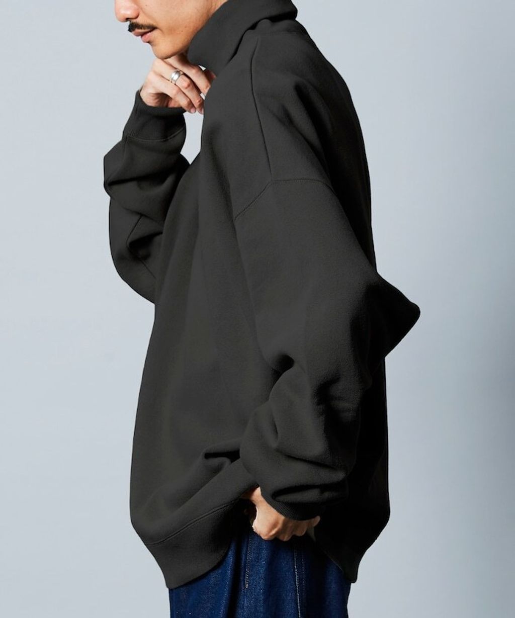 FREAKS STORE 12oz高磅刷毛高領大學T_24