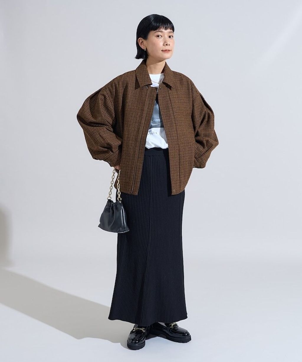 FREAKS STORE 英格蘭產羊毛質感格紋抗變形保暖翻領夾克_4