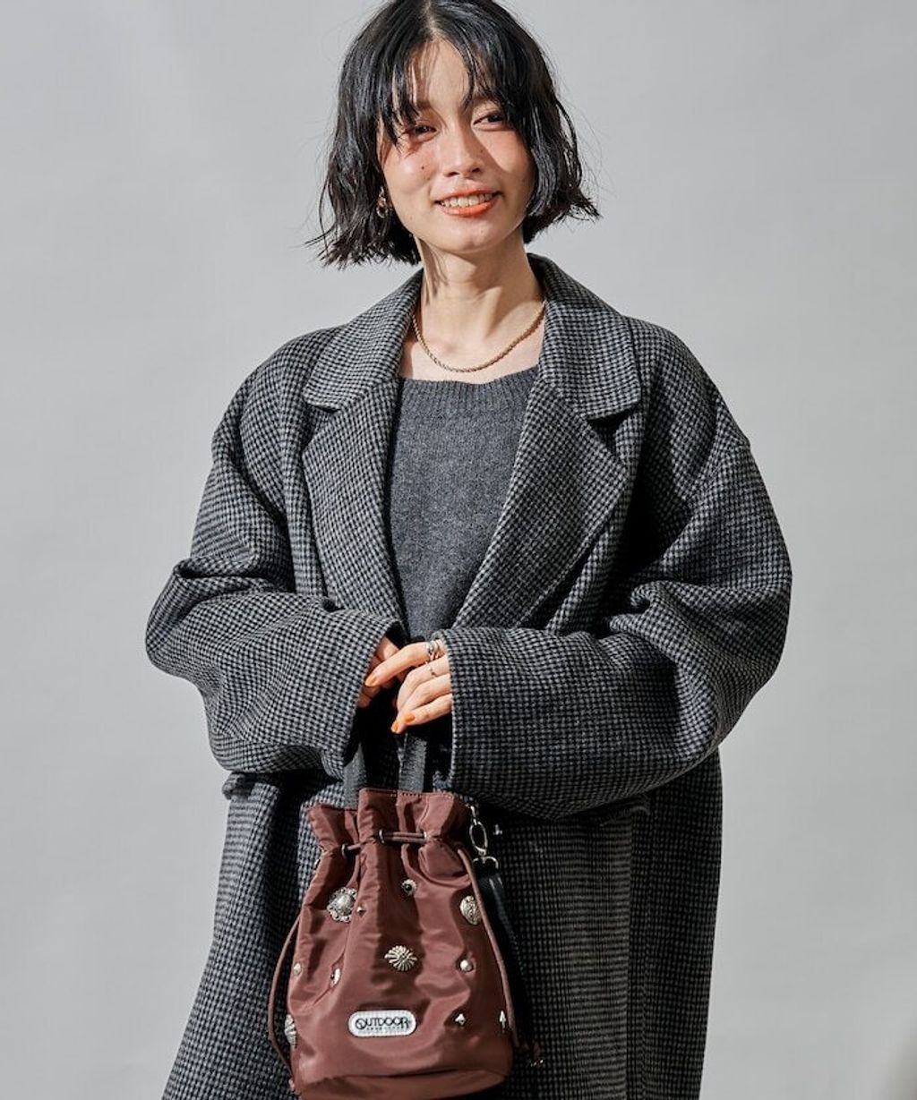 FREAKS STORE 輕量保暖羊毛手工縫製感寬鬆西裝大衣_14