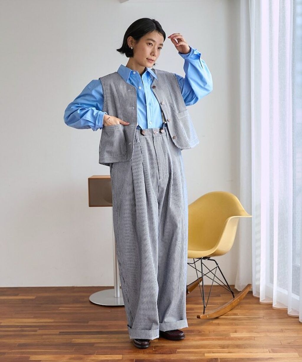 RED KAP × FREAKS STORE 後背抓皺工裝斜紋布背心_8