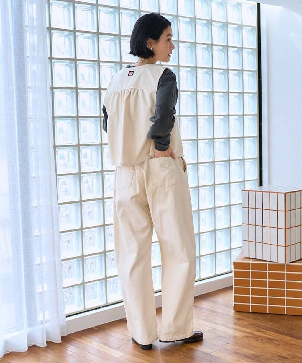 RED KAP × FREAKS STORE 後背抓皺工裝斜紋布背心_1