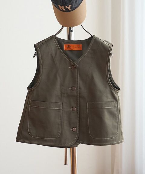 RED KAP × FREAKS STORE 後背抓皺工裝斜紋布背心_3