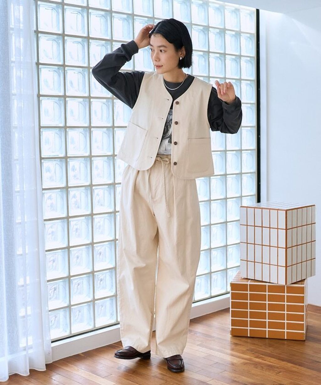 RED KAP × FREAKS STORE 後背抓皺工裝斜紋布背心_43