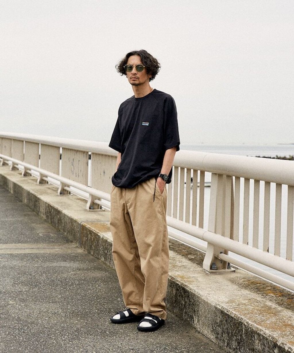 FREAKS STORE 寬版錐型褲_107