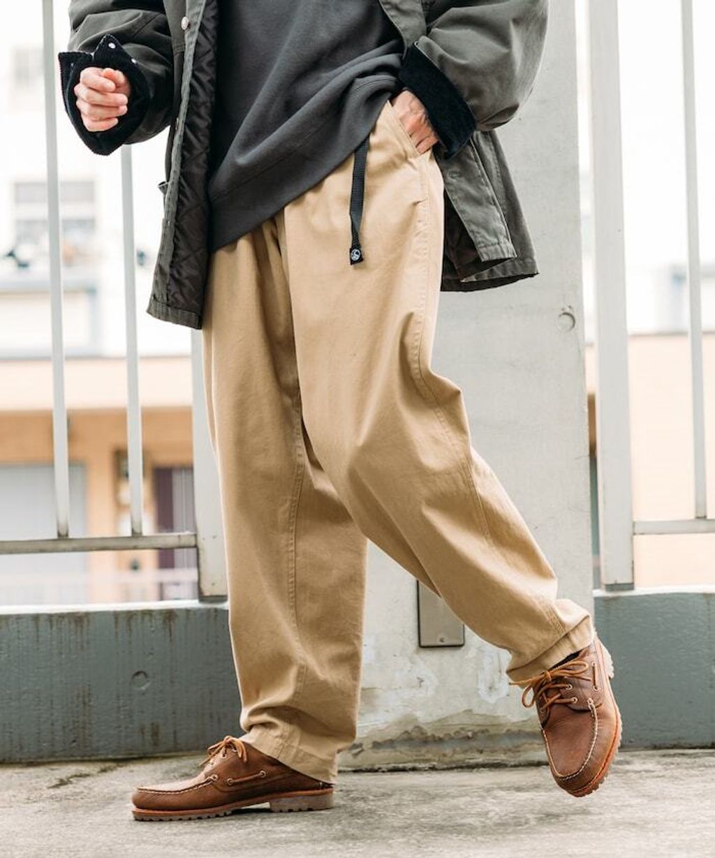 FREAKS STORE 寬版錐型褲_82