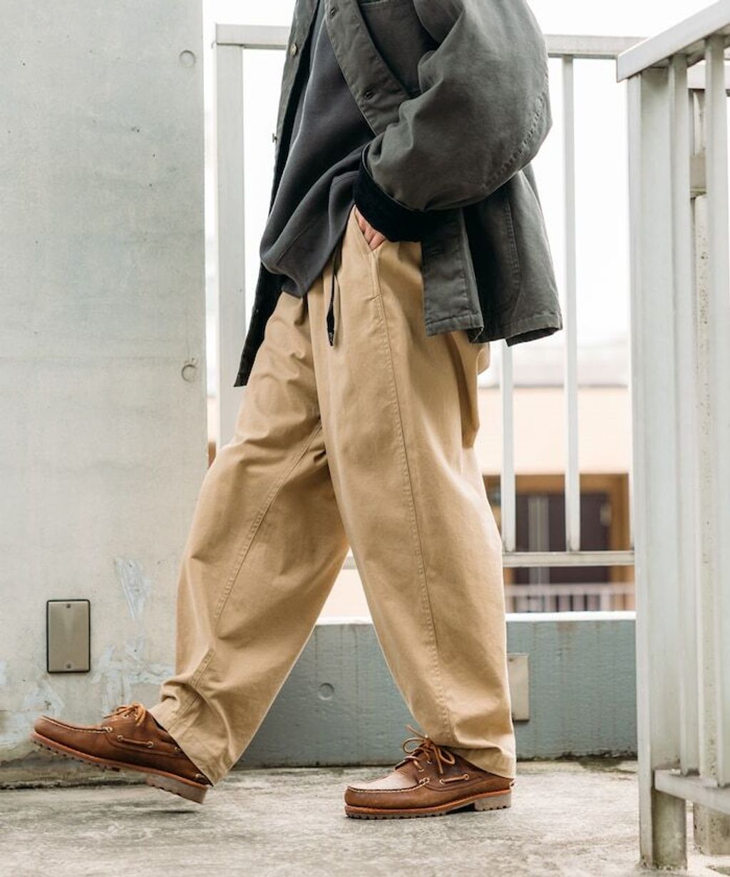 FREAKS STORE 寬版錐型褲_87