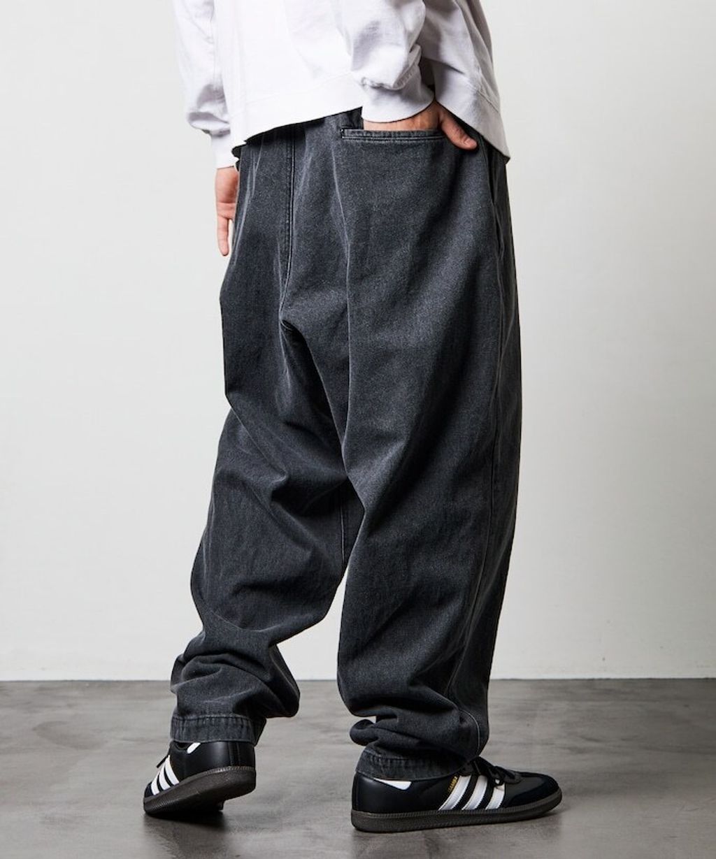 FREAKS STORE 寬版錐型褲_49