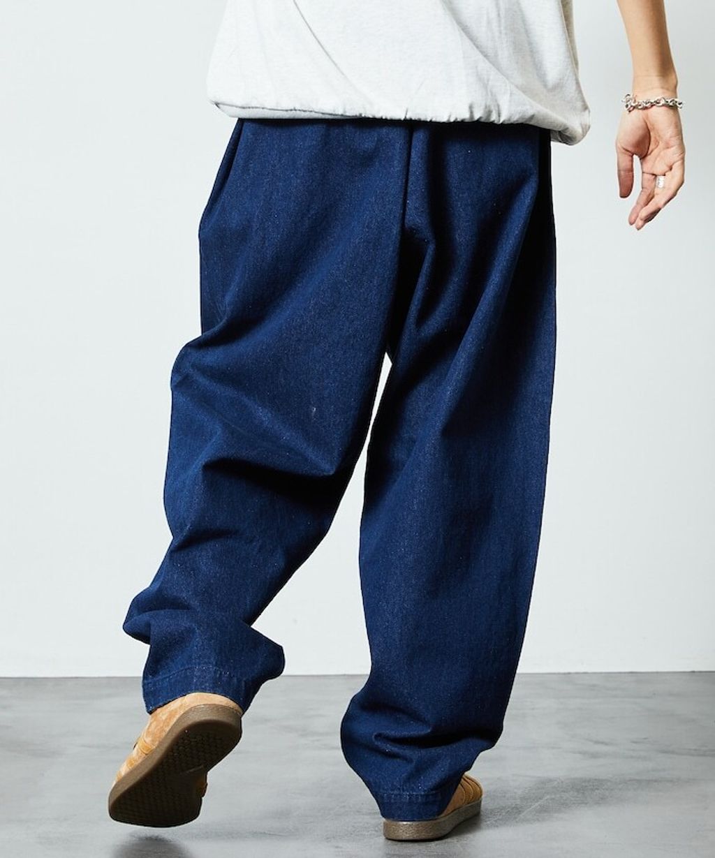 FREAKS STORE 寬版錐型褲_19