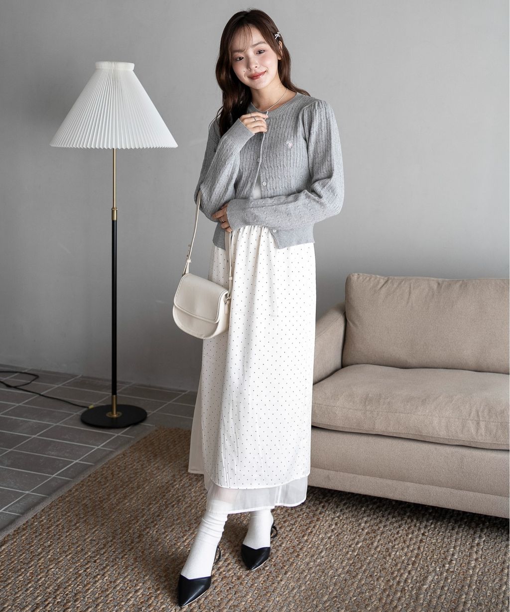 U.S. POLO ASSN. 25AW 麻花編針織開襟衫_14