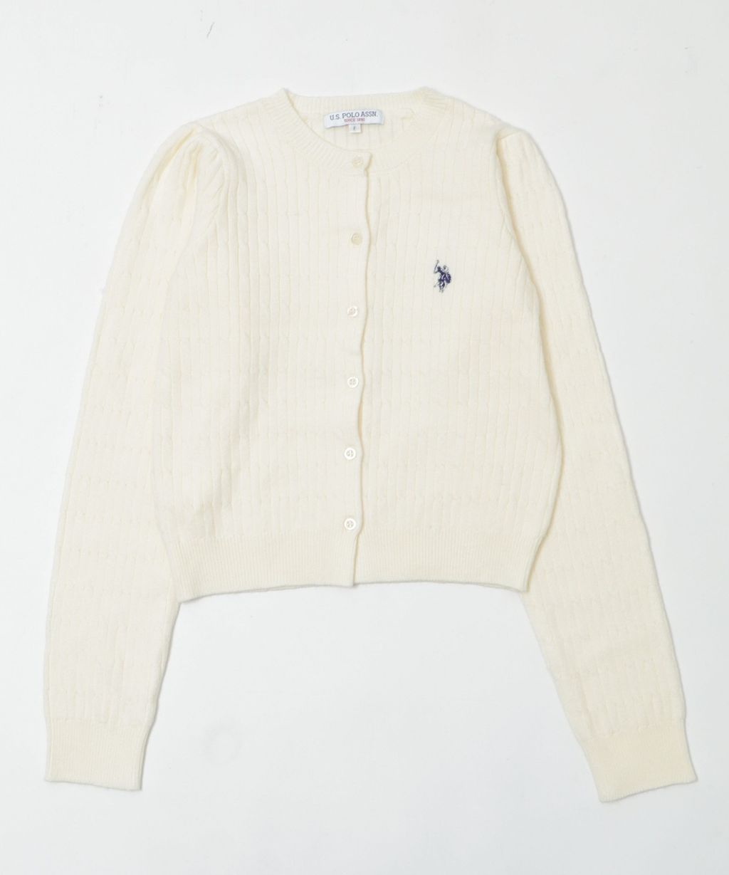 U.S. POLO ASSN. 25AW 麻花編針織開襟衫_47