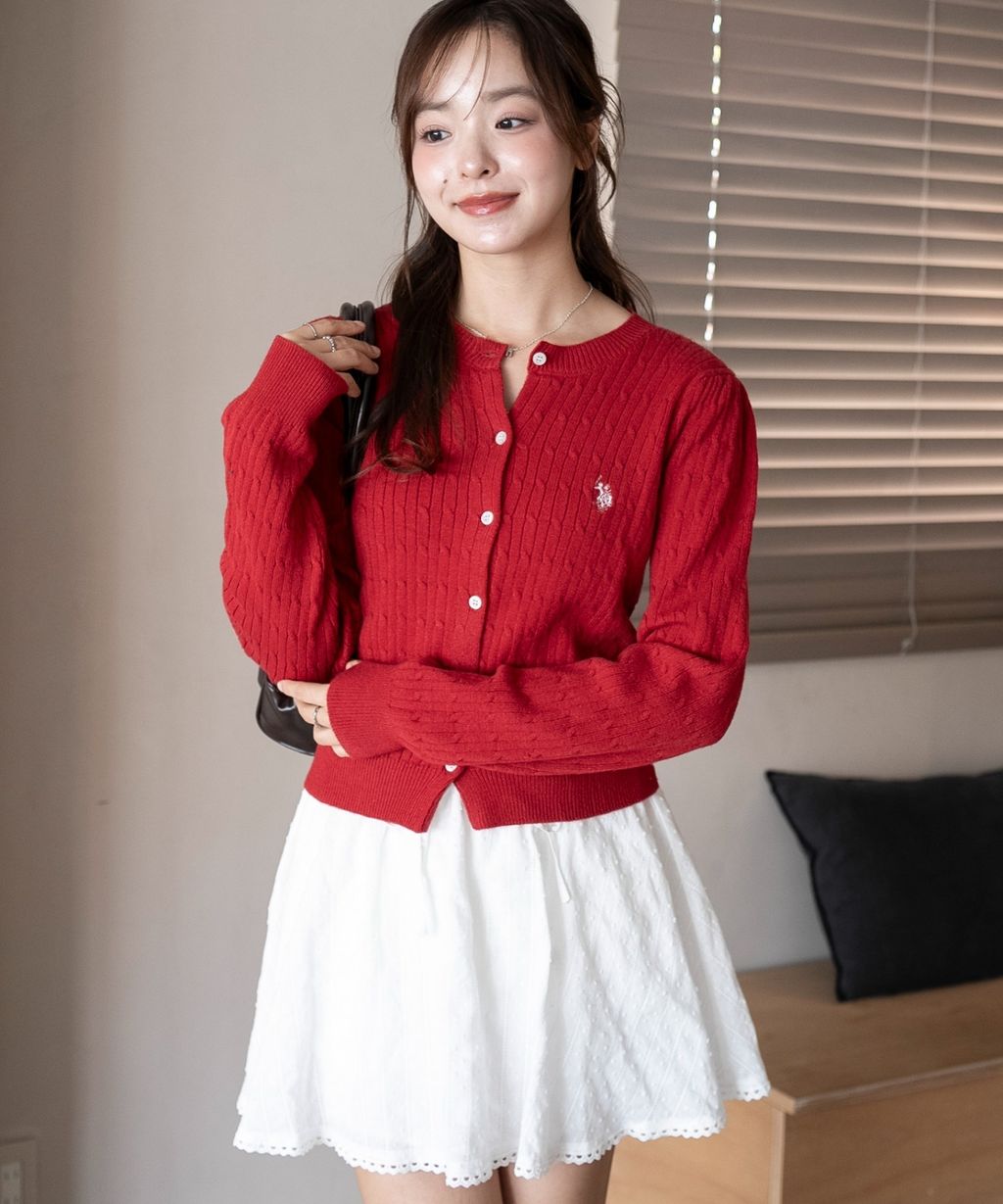 U.S. POLO ASSN. 25AW 麻花編針織開襟衫_34