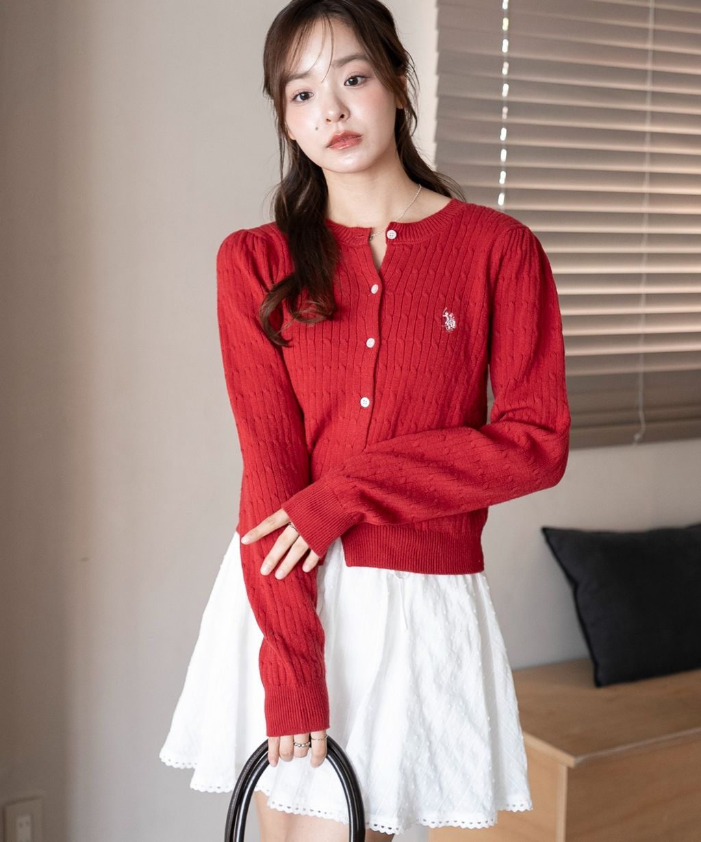 U.S. POLO ASSN. 25AW 麻花編針織開襟衫_33