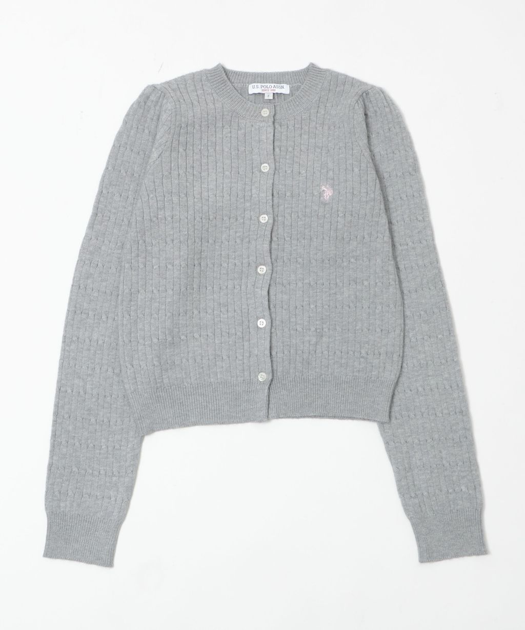 U.S. POLO ASSN. 25AW 麻花編針織開襟衫_48