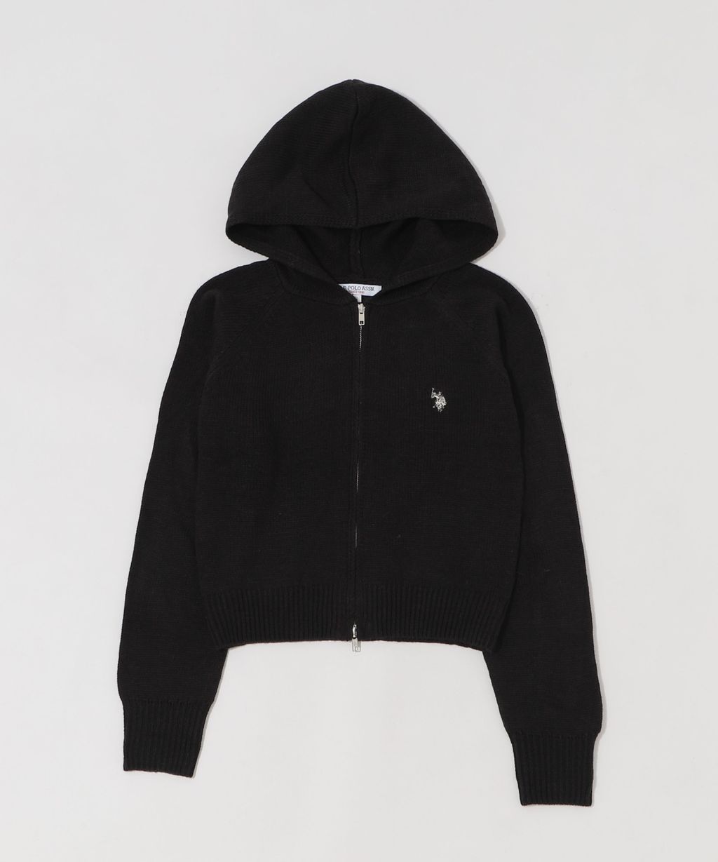 U.S. POLO ASSN. 25AW 雙拉鍊針織連帽外套_43