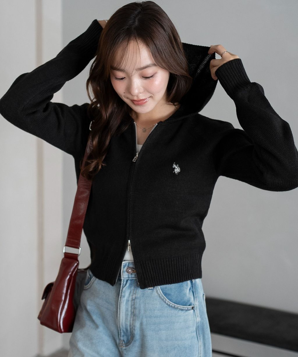 U.S. POLO ASSN. 25AW 雙拉鍊針織連帽外套_37