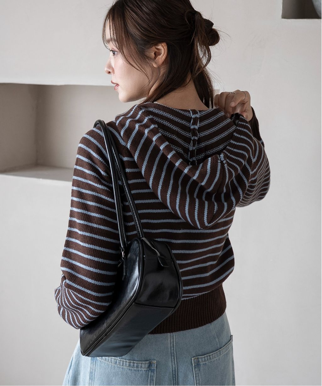 U.S. POLO ASSN. 25AW 雙拉鍊針織連帽外套_25