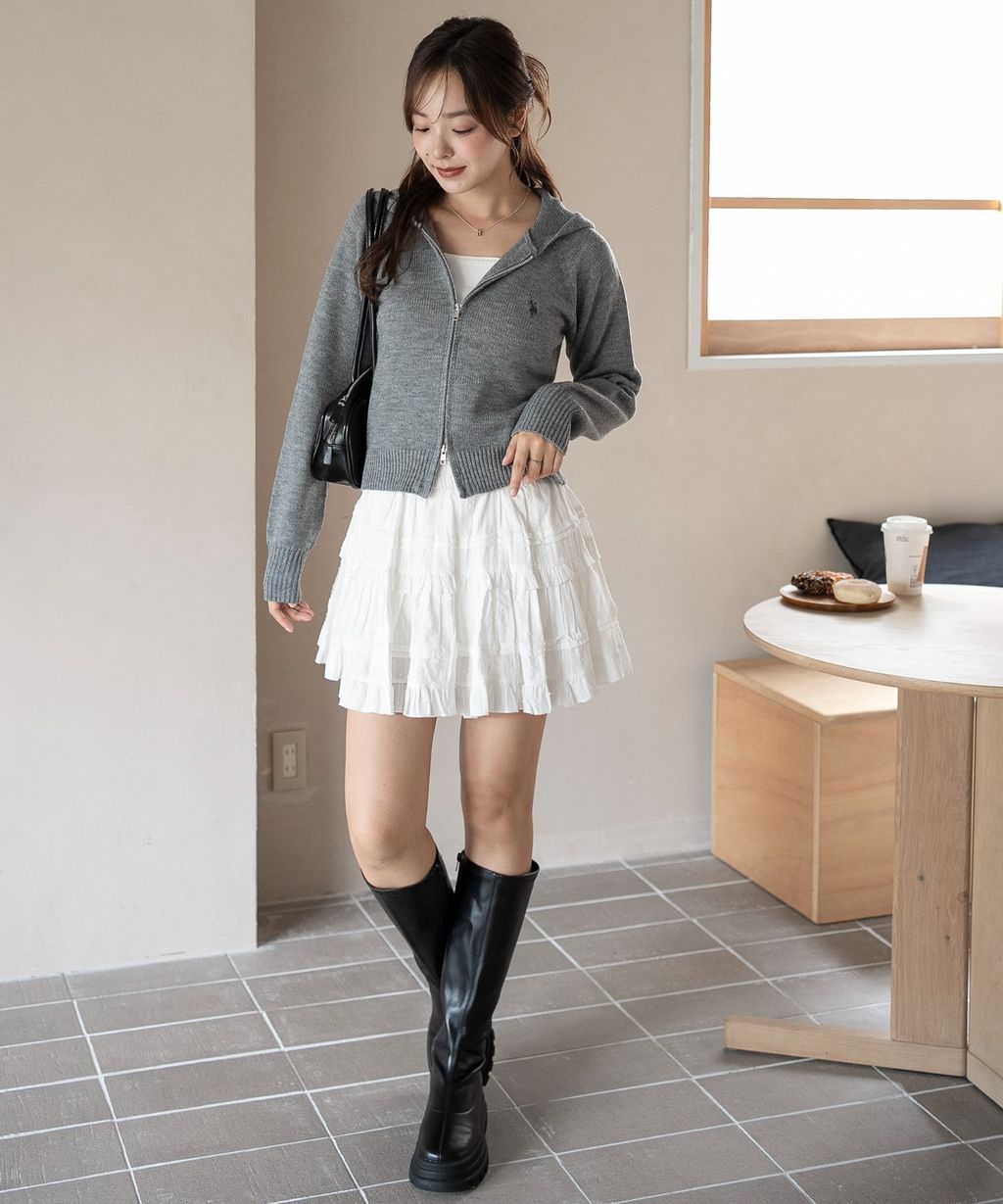 U.S. POLO ASSN. 25AW 雙拉鍊針織連帽外套_30