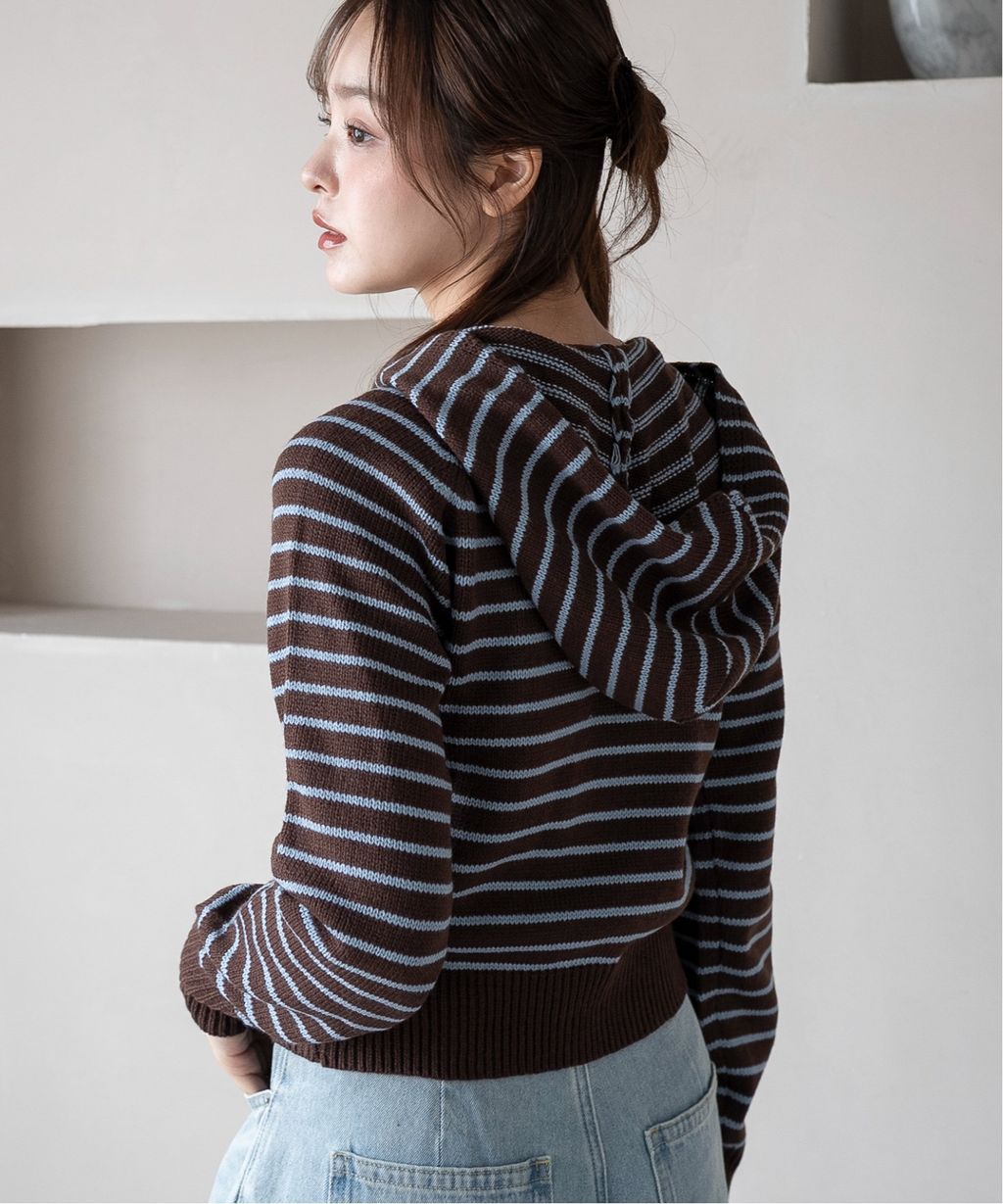 U.S. POLO ASSN. 25AW 雙拉鍊針織連帽外套_26