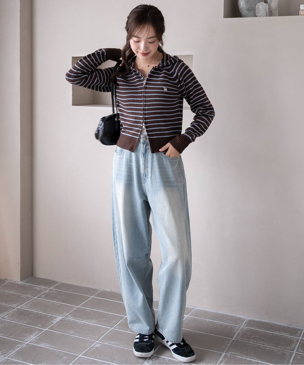 U.S. POLO ASSN. 25AW 雙拉鍊針織連帽外套_22