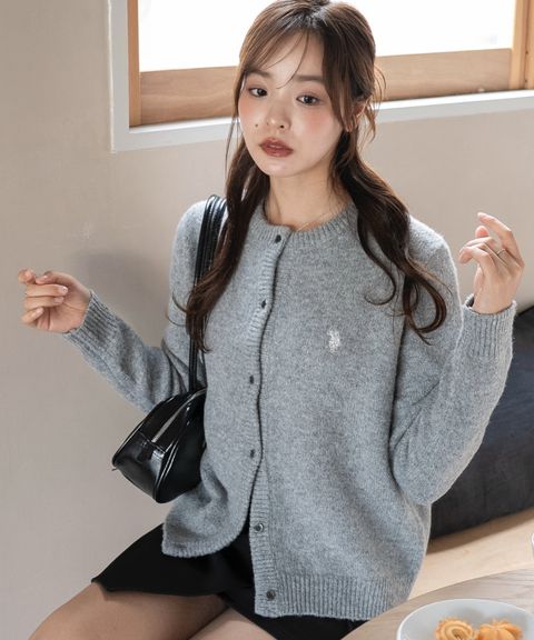 U.S. POLO ASSN. 25AW 微起毛感開襟衫_2