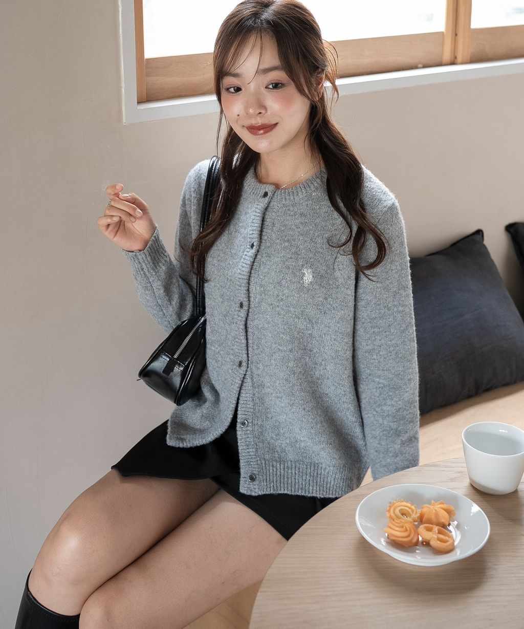 U.S. POLO ASSN. 25AW 微起毛感開襟衫_41