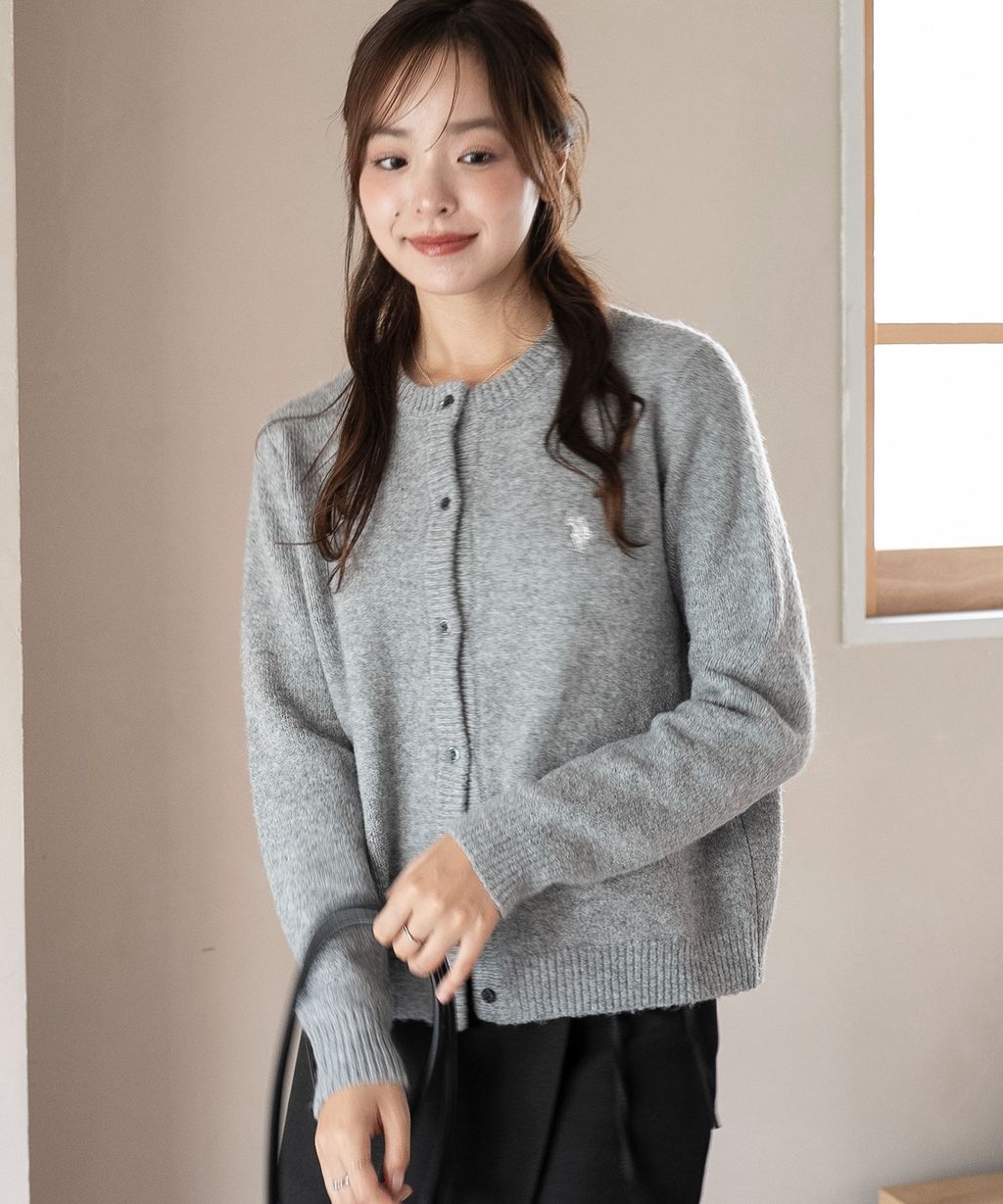 U.S. POLO ASSN. 25AW 微起毛感開襟衫_38