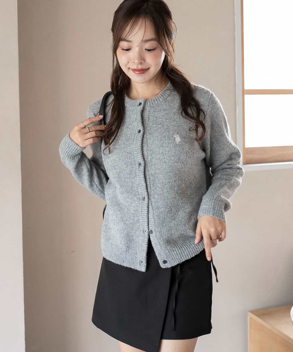 U.S. POLO ASSN. 25AW 微起毛感開襟衫_36