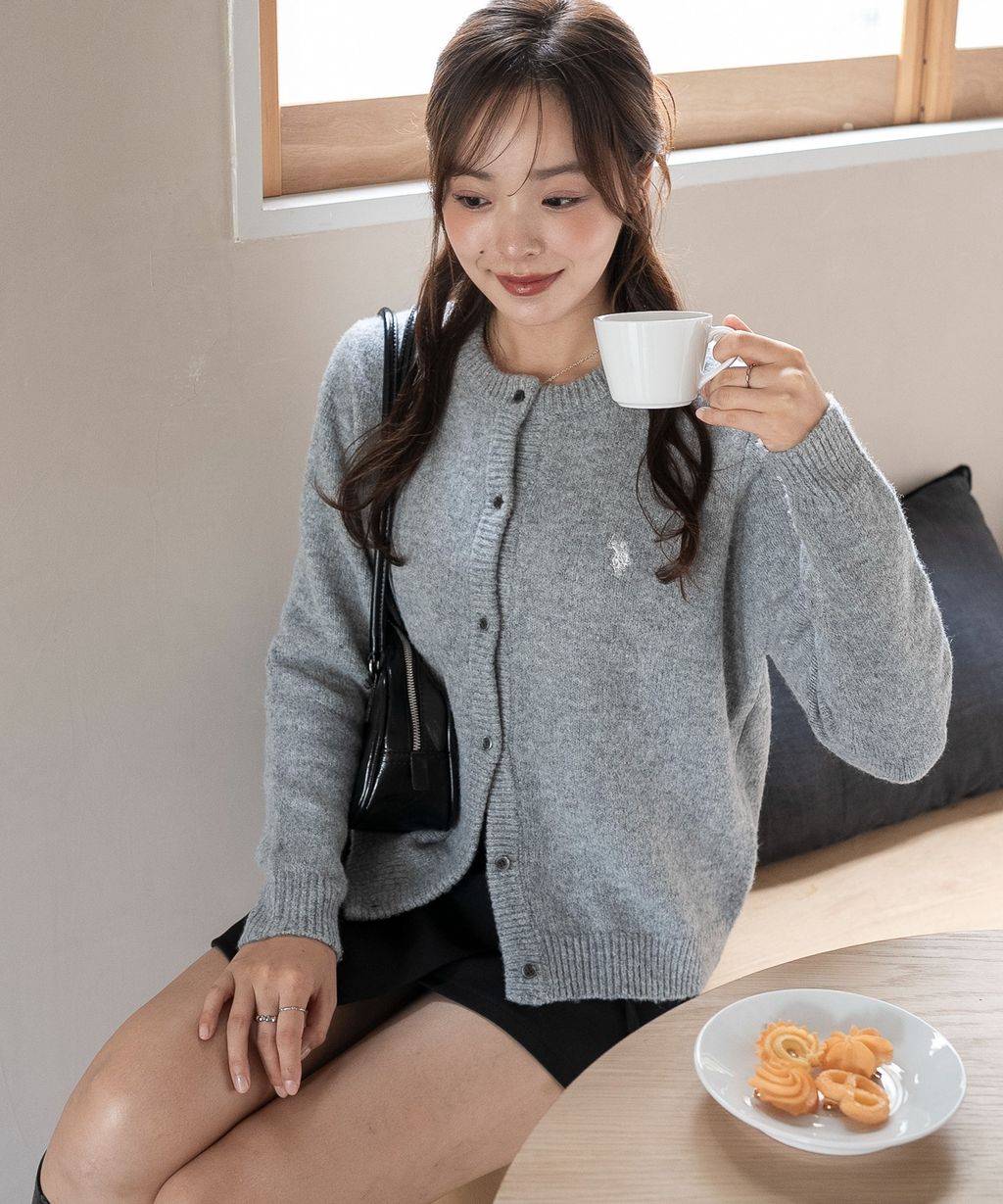 U.S. POLO ASSN. 25AW 微起毛感開襟衫_40