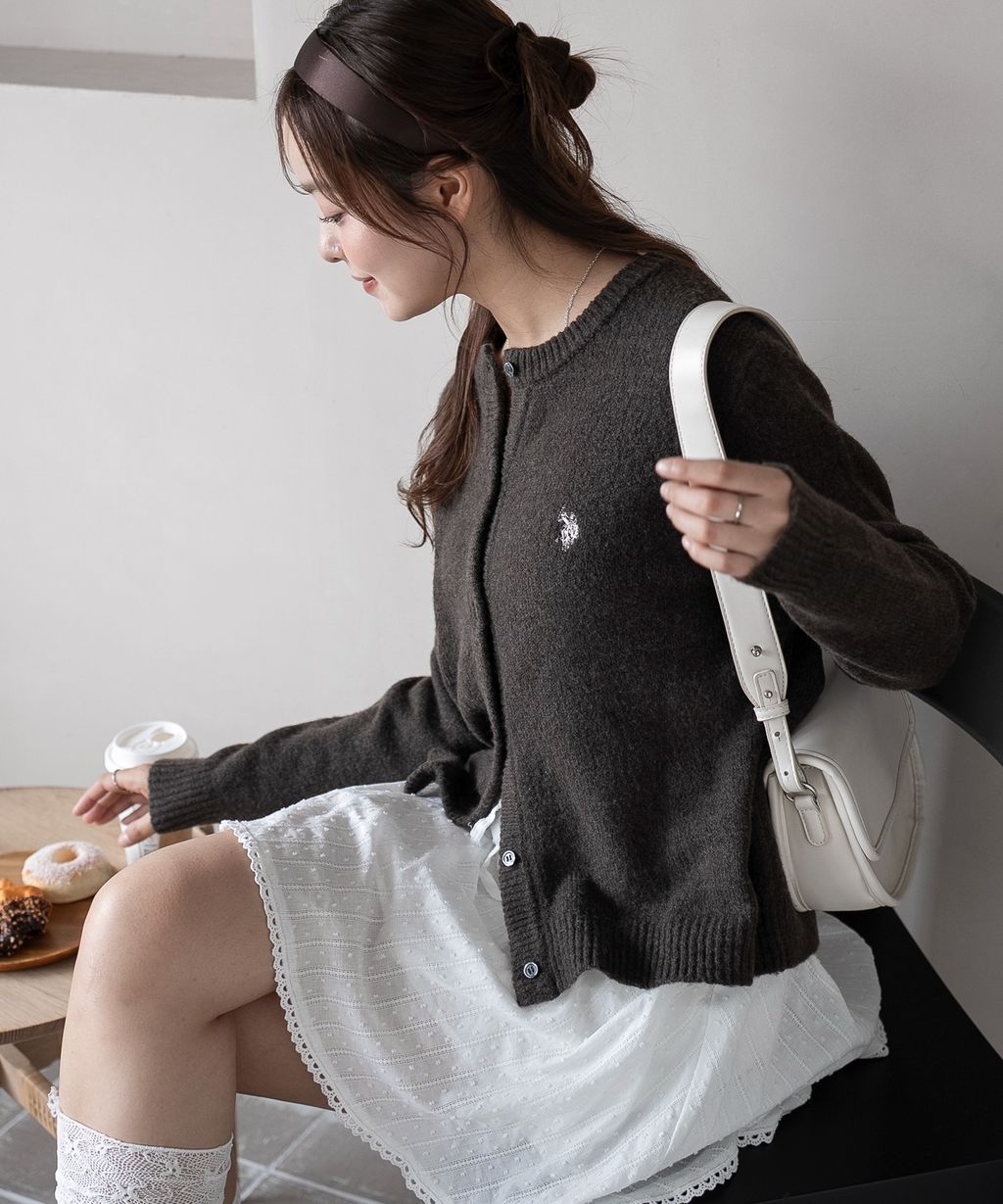 U.S. POLO ASSN. 25AW 微起毛感開襟衫_31