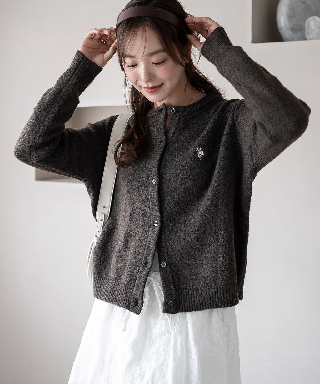 U.S. POLO ASSN. 25AW 微起毛感開襟衫_29