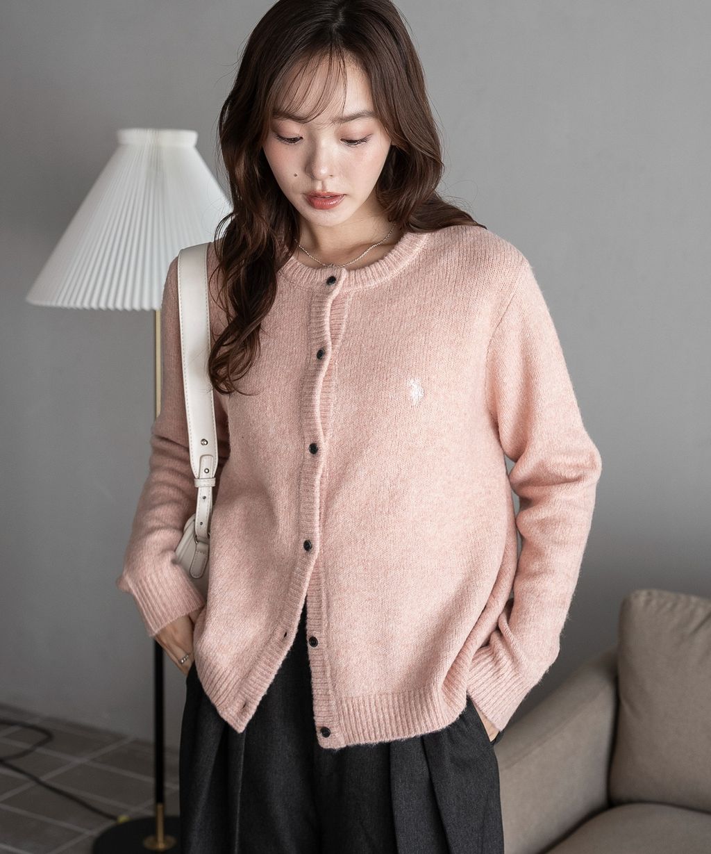 U.S. POLO ASSN. 25AW 微起毛感開襟衫_23