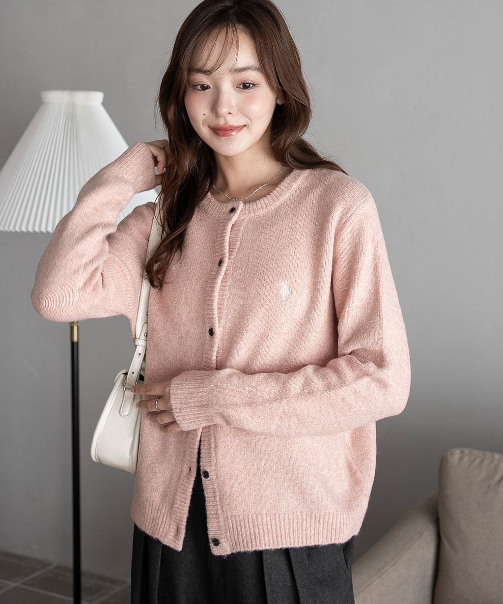 U.S. POLO ASSN. 25AW 微起毛感開襟衫_22