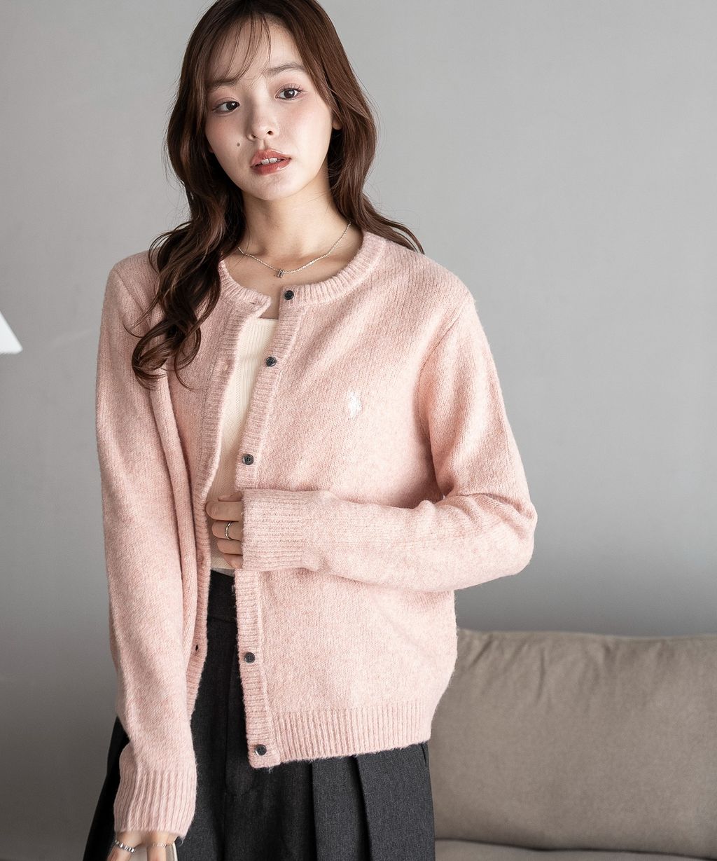 U.S. POLO ASSN. 25AW 微起毛感開襟衫_20