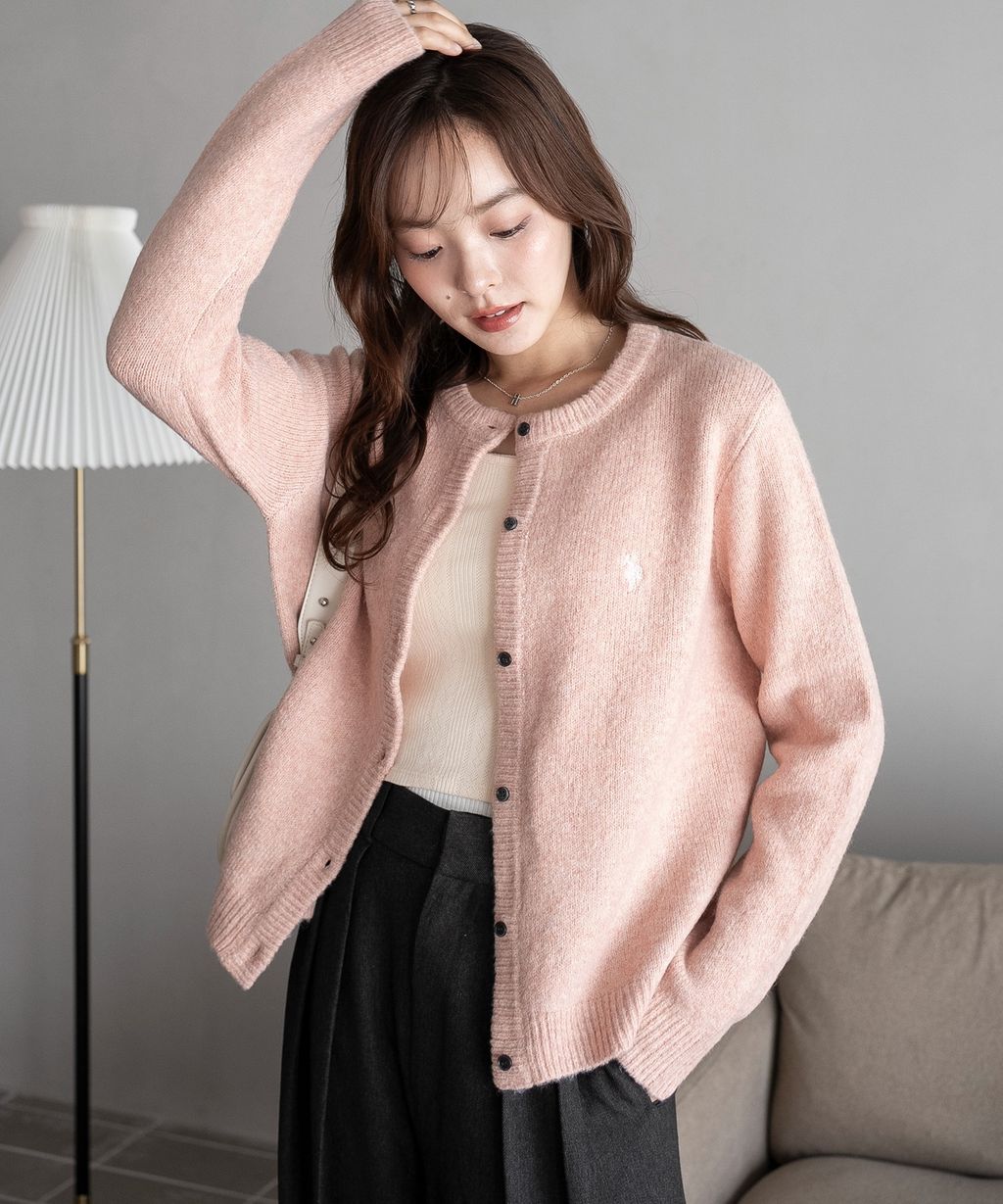 U.S. POLO ASSN. 25AW 微起毛感開襟衫_19