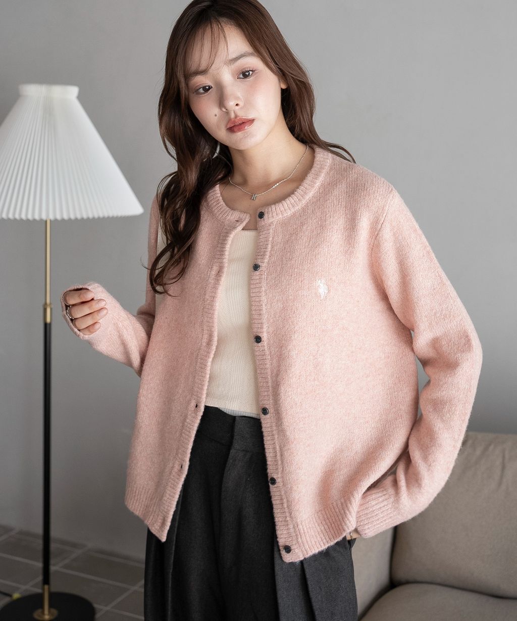 U.S. POLO ASSN. 25AW 微起毛感開襟衫_17