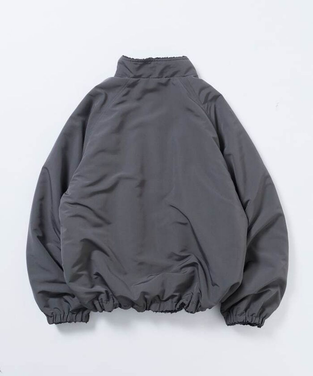 FREAKS STORE 寬鬆版型尼龍x刷毛雙面穿立領夾克_7