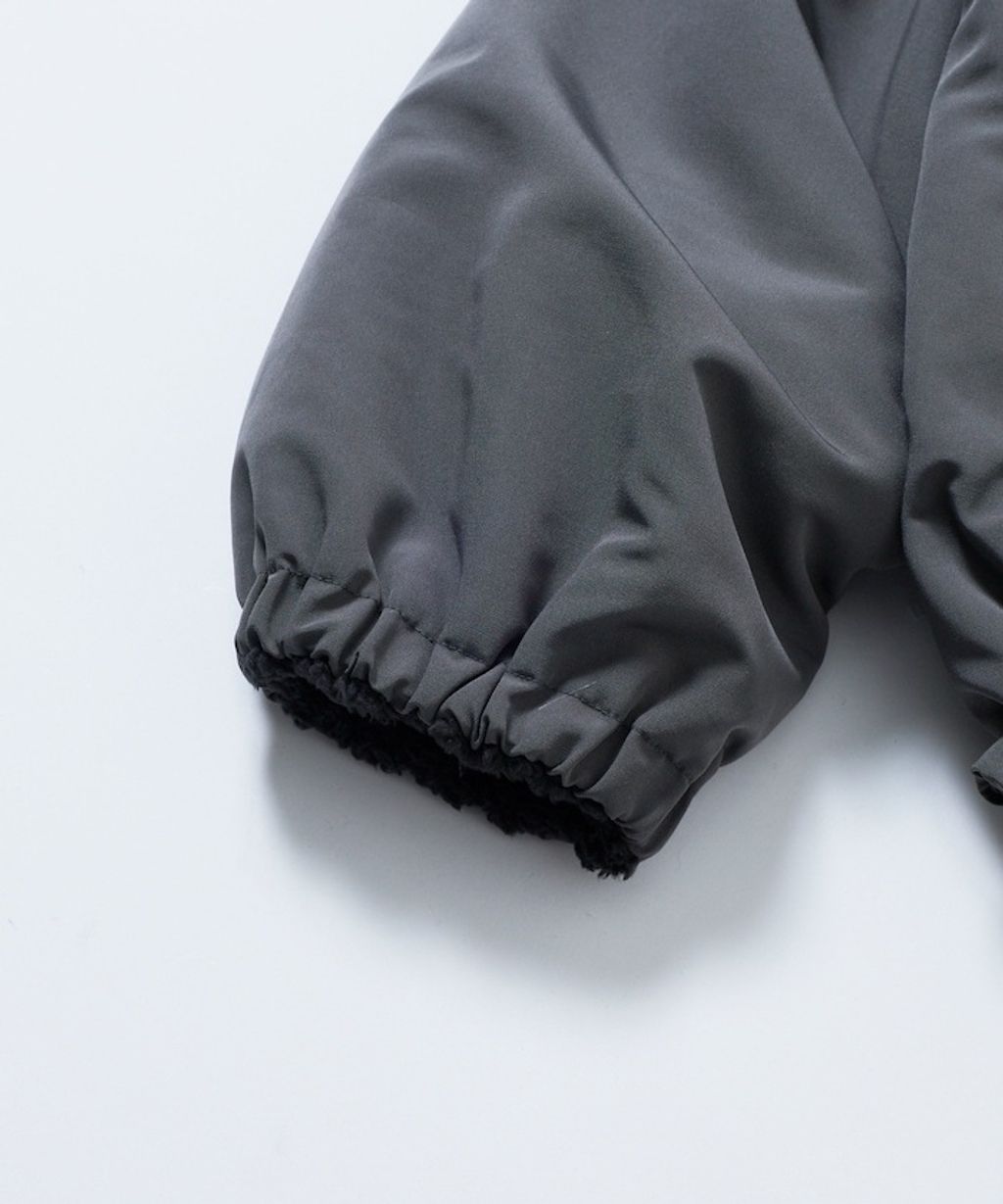 FREAKS STORE 寬鬆版型尼龍x刷毛雙面穿立領夾克_11