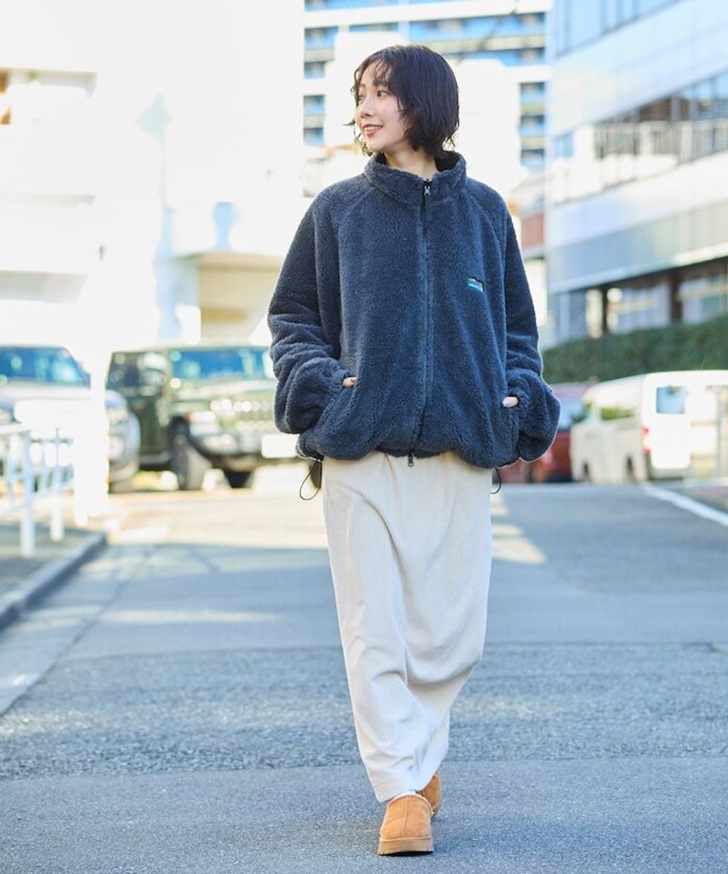 FREAKS STORE 寬鬆版型尼龍x刷毛雙面穿立領夾克_41