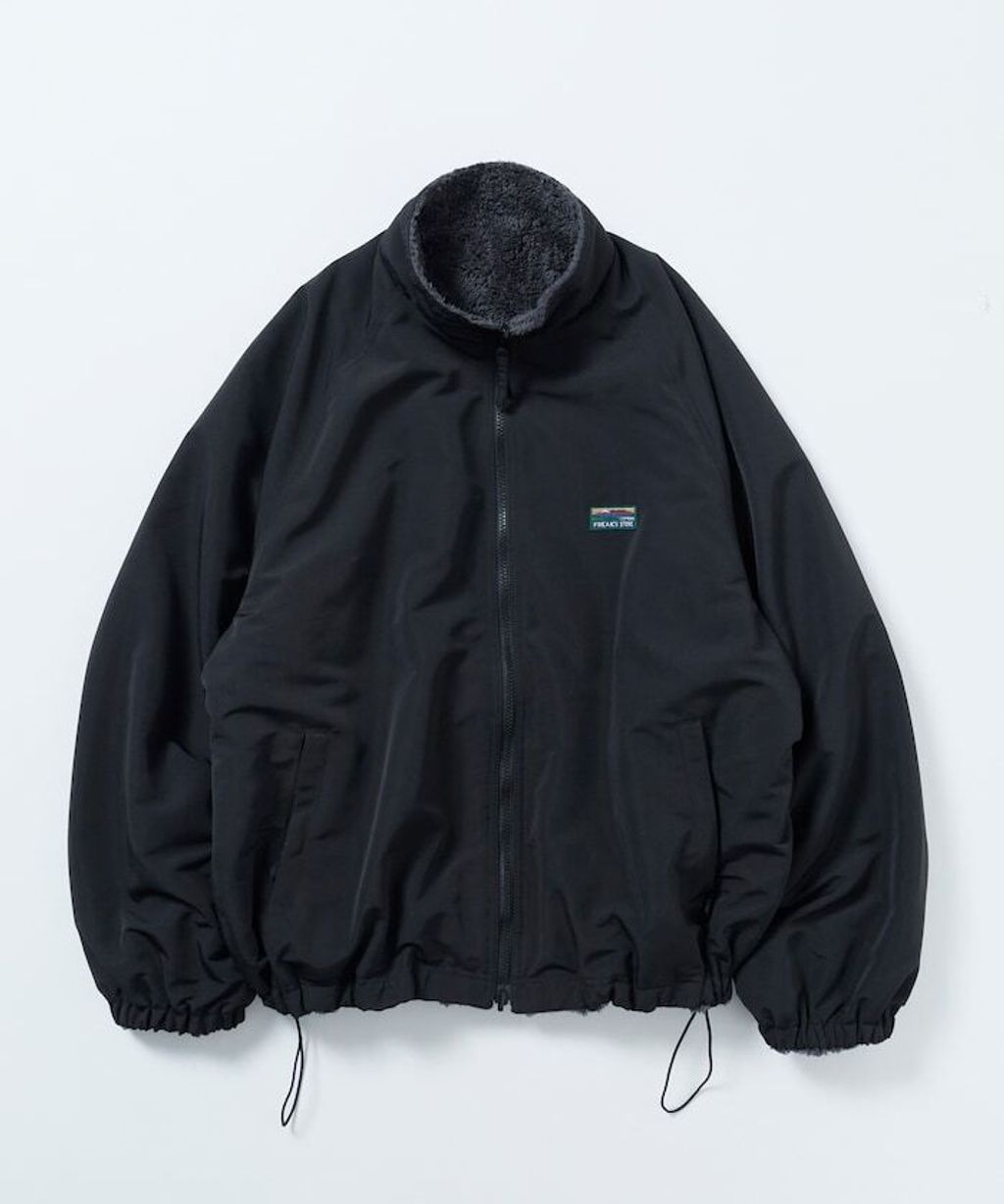 FREAKS STORE 寬鬆版型尼龍x刷毛雙面穿立領夾克_28