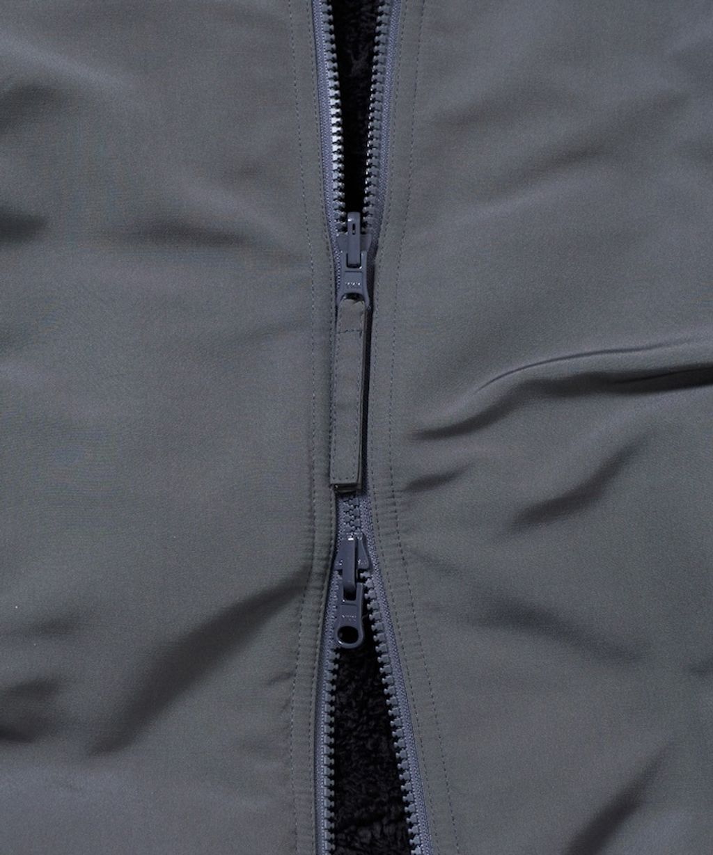 FREAKS STORE 寬鬆版型尼龍x刷毛雙面穿立領夾克_13