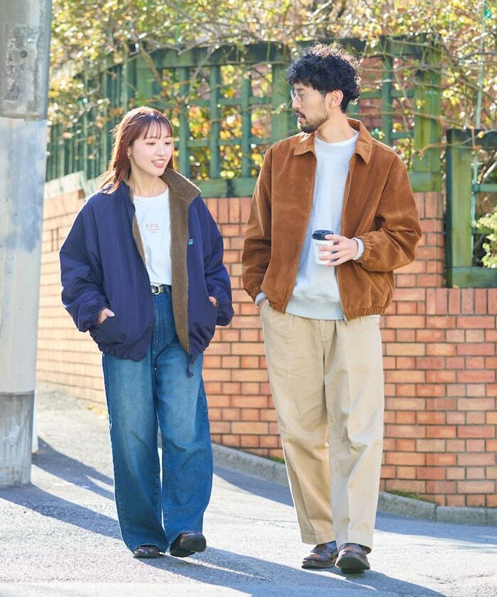 FREAKS STORE 寬鬆版型尼龍x刷毛雙面穿立領夾克_45